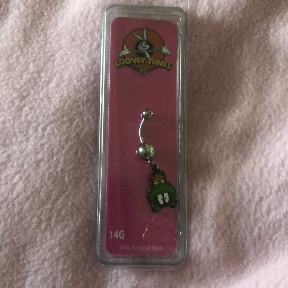 Marvin Martian navel ring